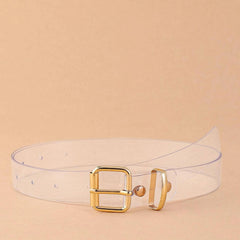 Transparent Belt Strap Jeans Belt Dress Belt Casual Clear Belt