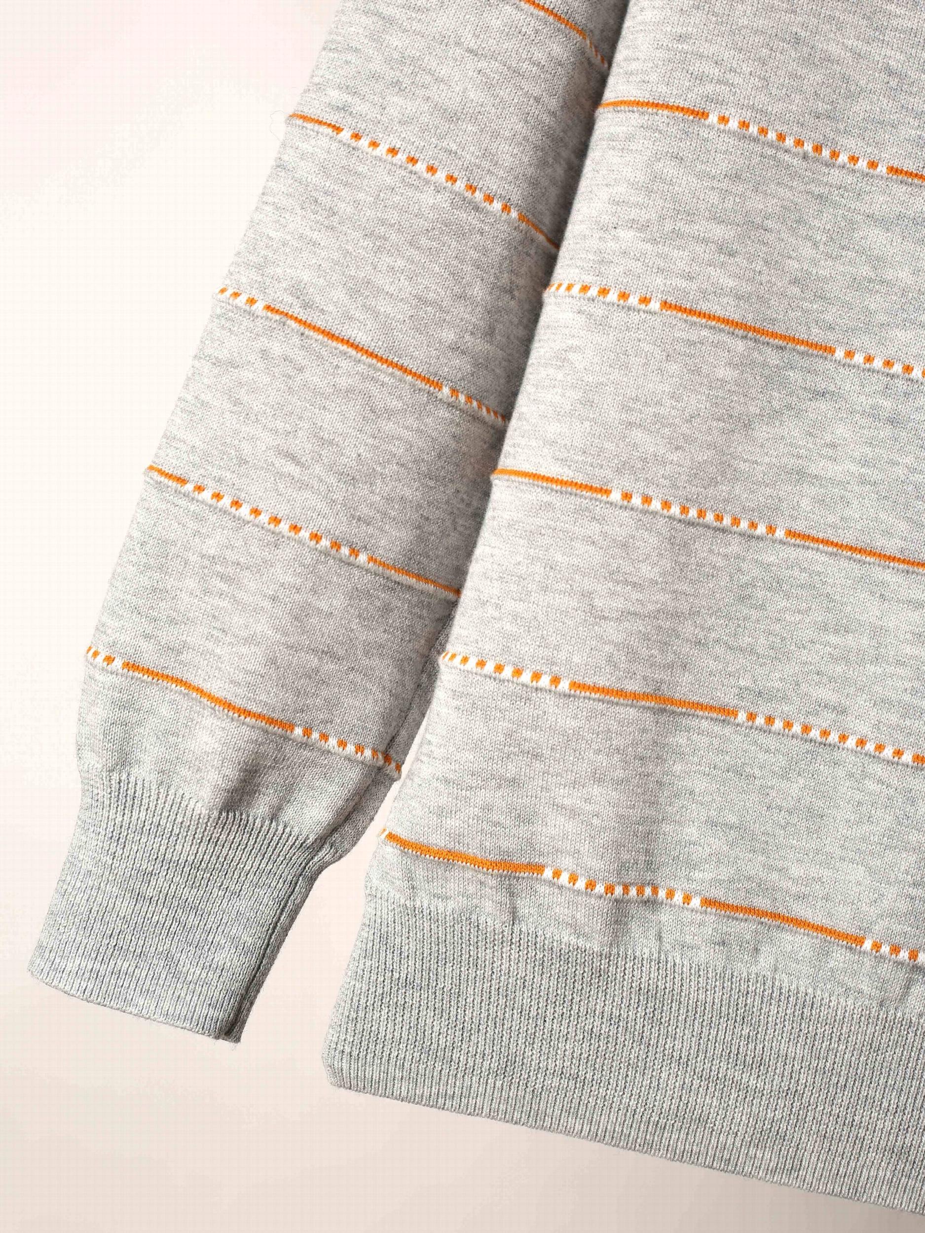 Men's Wool Blend Striped Pullover Sweater