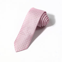 Small Plaid Necktie For Men - Dating Party Accessory