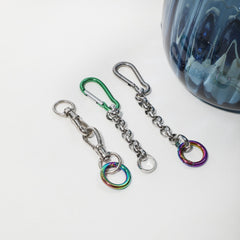 Men's Colorful Iron Pants Chain Hip Hop Style