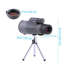 12x56 Powerful Monocular Telescope With Tripod