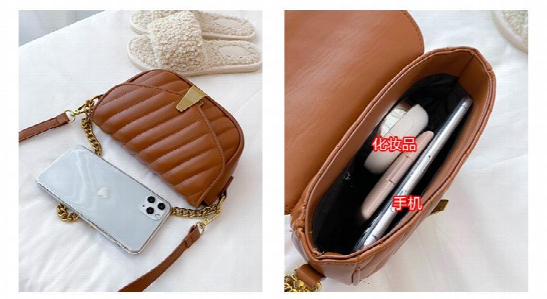 Chain Shoulder Bag Women's Sling Purse Flap Messenger Bag