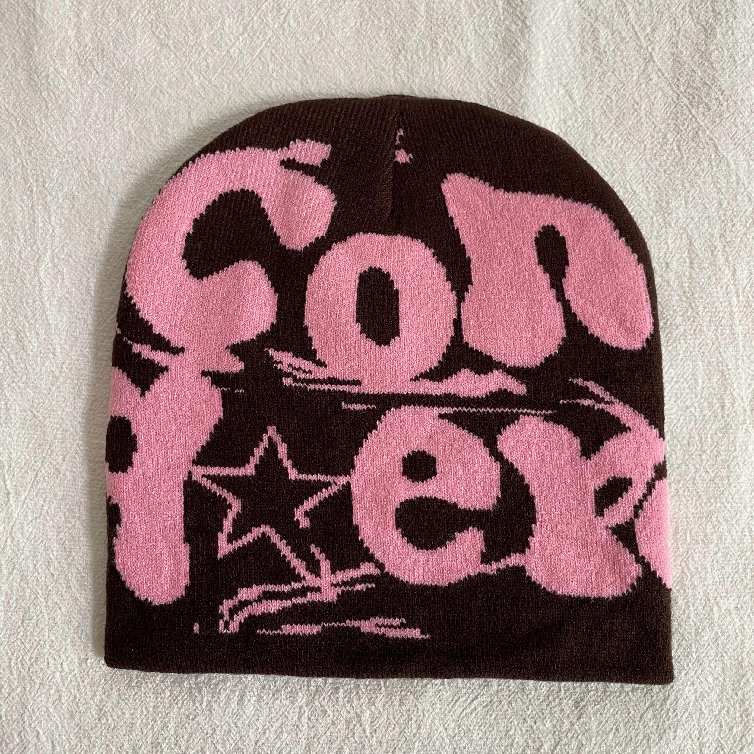 Y2K Beanie Cap Hip Hop 90s Knitted Wool Hats Unisex