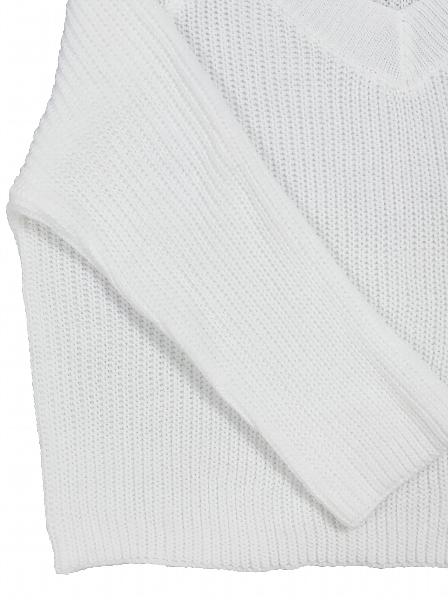  V Neck Casual Sweater Long Sleeve Solid Jumper