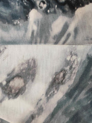  Marble Print V Neck Stretch Cami Top
