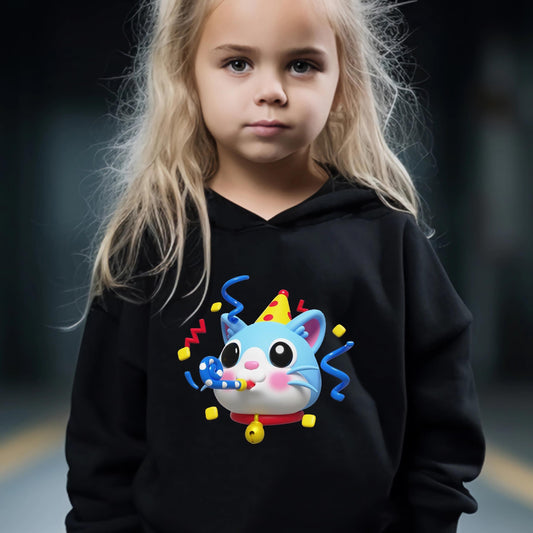 Kitty Print 2pcs Girls Outfits for Sports Spring Fall Outdoor Gift