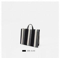 Women's Canvas Tote Bag Spring Handbag Inclined Shoulder Shopping Bag