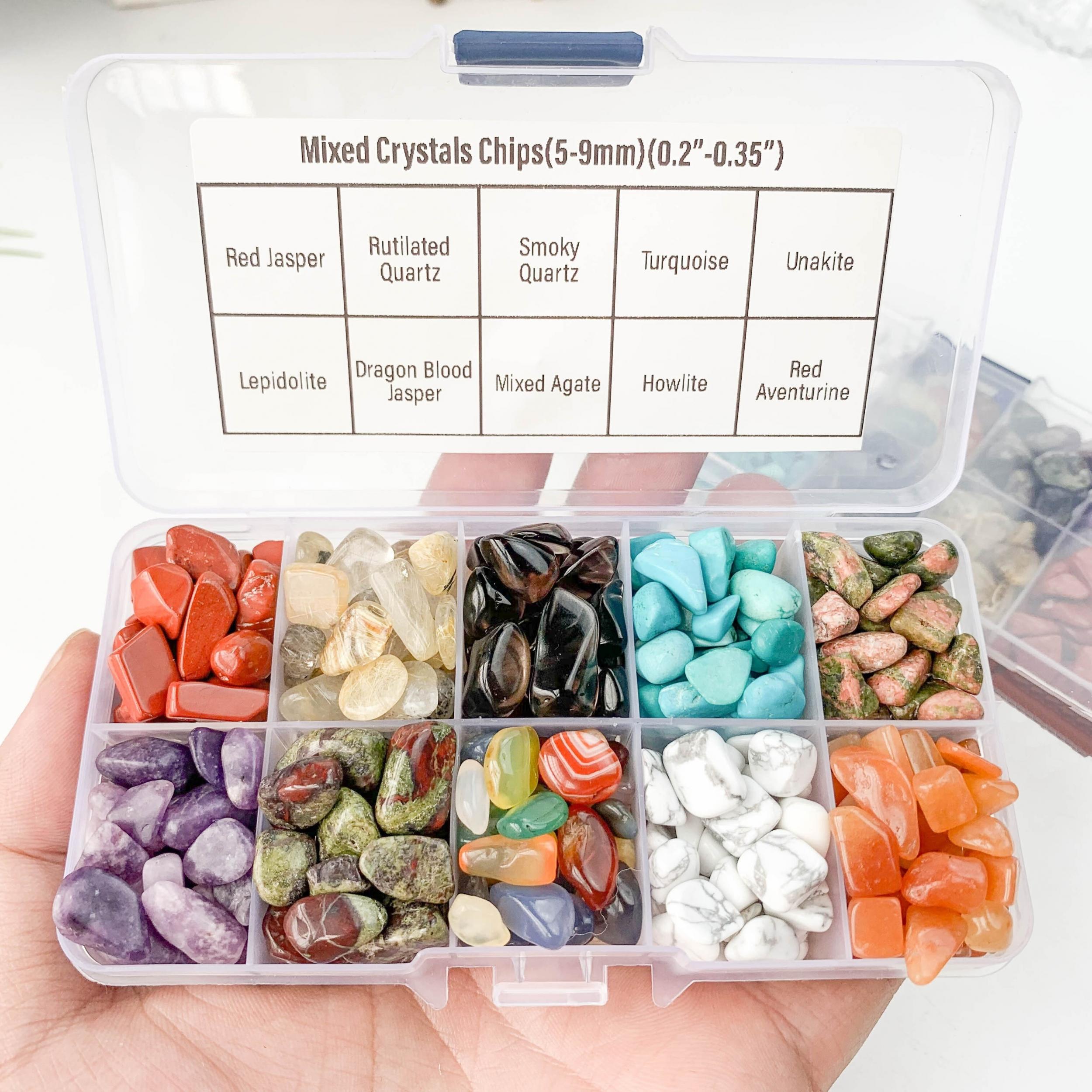 Rare High Crystal Gem Collection Chips Box 0.5 lb