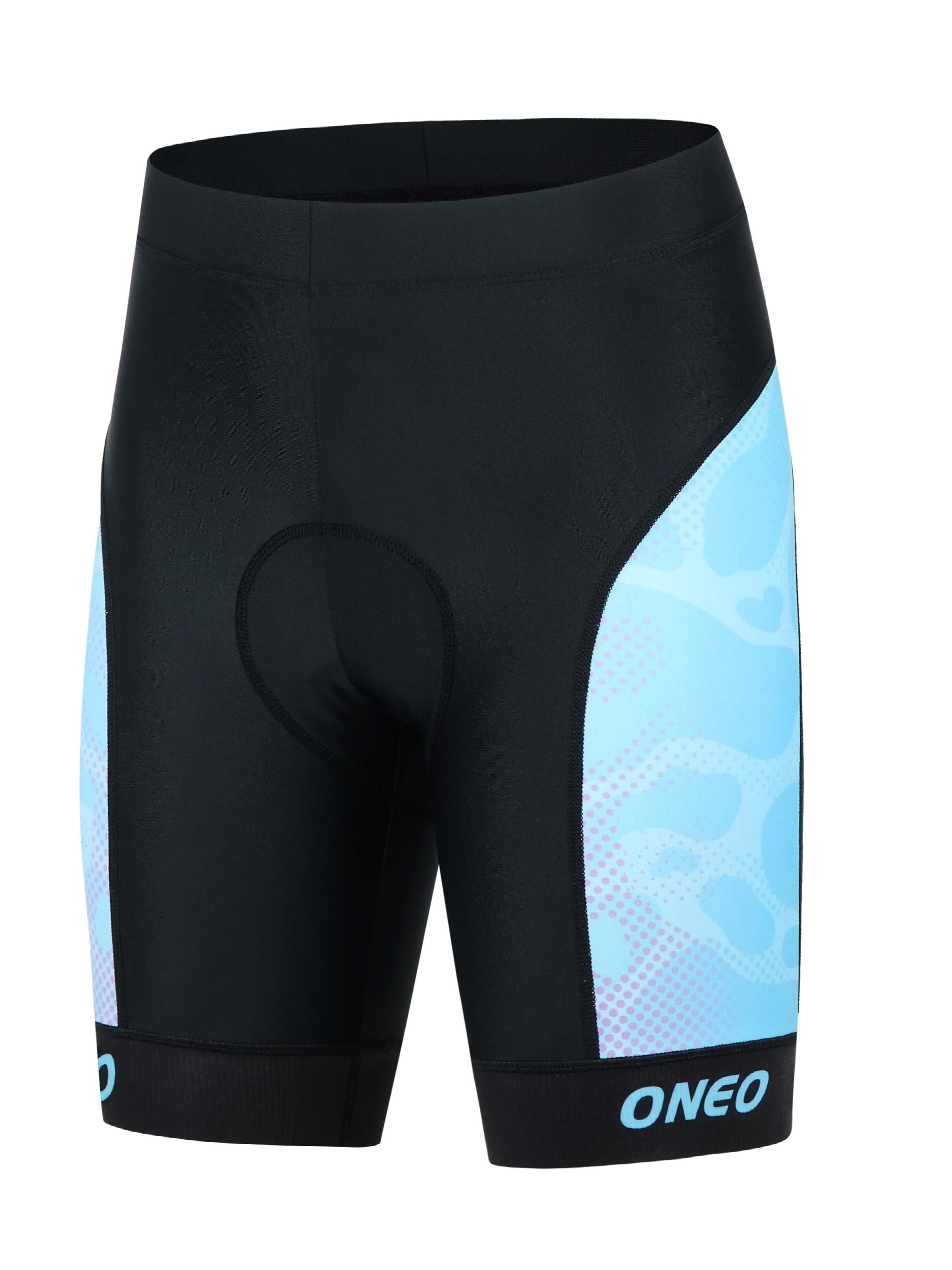 Two Tone Stitching Cycling Shorts High Stretch Outdoor Sports Shorts