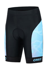 Two Tone Stitching Cycling Shorts High Stretch Outdoor Sports Shorts