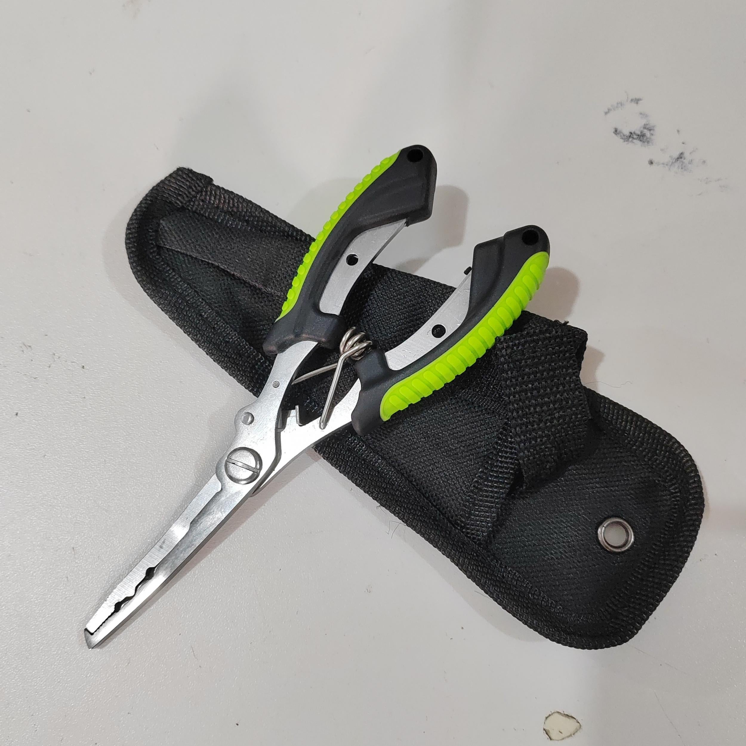 Stainless Steel Fishing Pliers with Lanyard Line Cutter