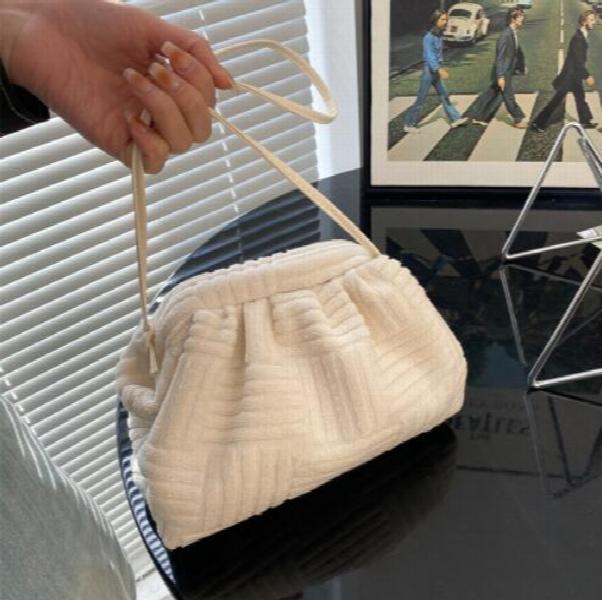 Women's Towel Bag Handbag Chain Shoulder Bag