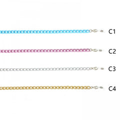 Metal Glasses Chain Stylish Anti-Slip Lanyard Strap Reading Glasses Retainer