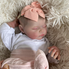 Hand Painted 19" Sleeping Doll with Closed Eyes - Easter Ramadan