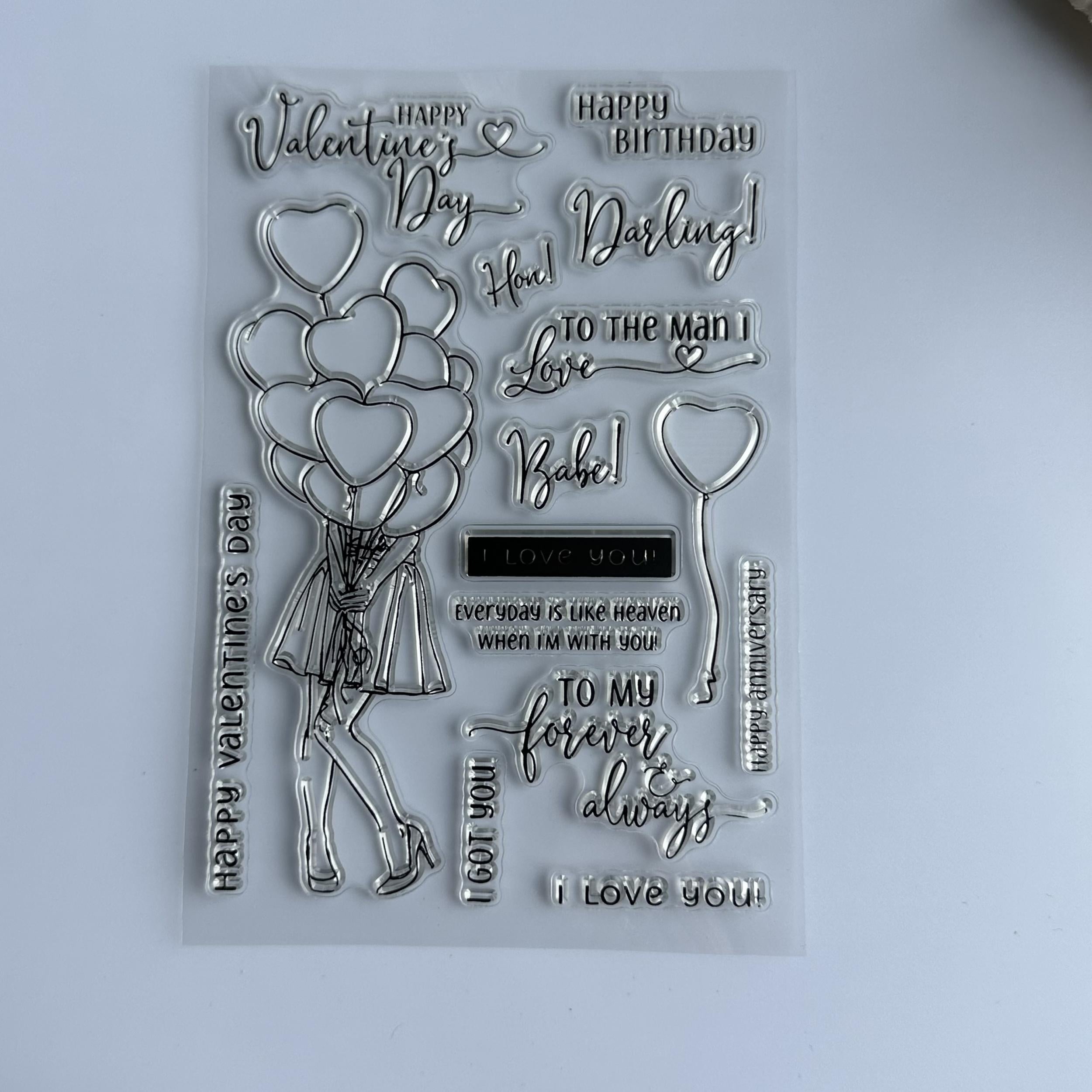 Cartoon Transparent Stamp for Journaling & Scrapbooking