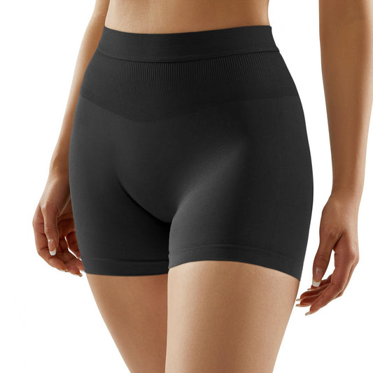 Solid Sports Fitness Shorts Women's High Waist Sports Tight Shorts