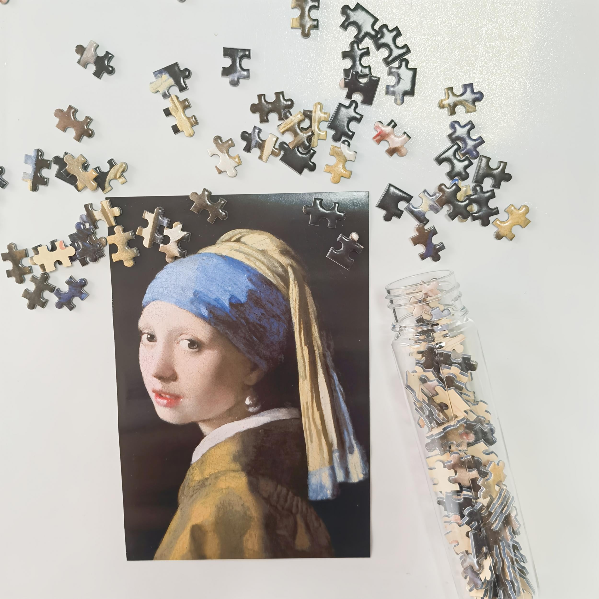 Mini Art Jigsaw Puzzle Vermeer's Girl with a Pearl Earring 150pcs