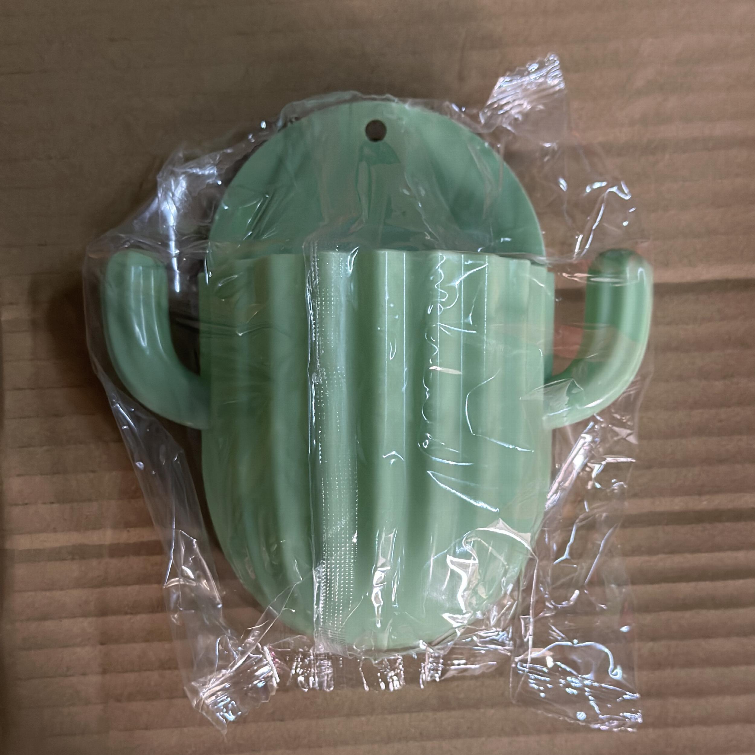 Cactus Makeup Brush Holder Wall Mounted Storage Box
