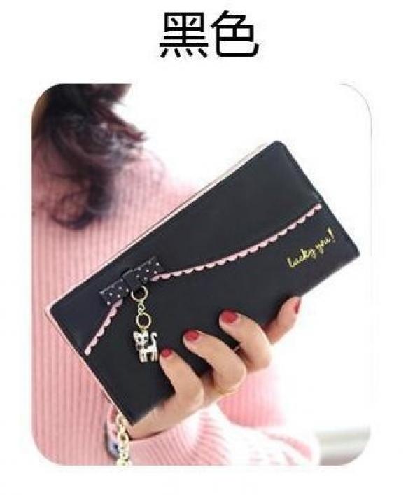 Women's Cat Lace Cartoon Wallet Purse Pendant