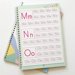 Grooved Letter Tracing Book & Writing Tools Set