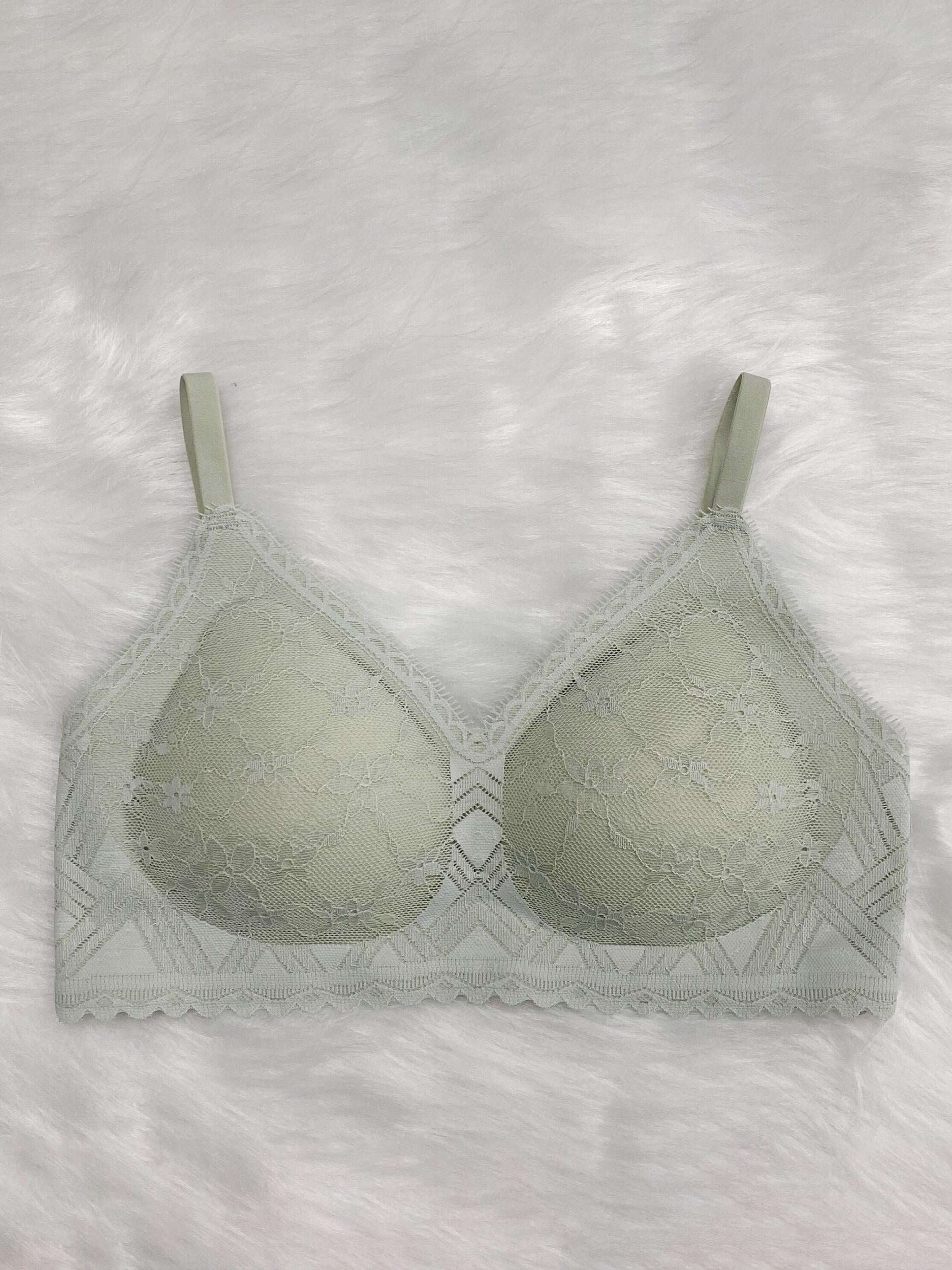 Lace Push Up Bra Comfy & Breathable Intimates Bra Women's Lingerie