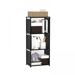 Desktop Bookshelf Foldable Storage Rack Clothes Organizer Wardrobe