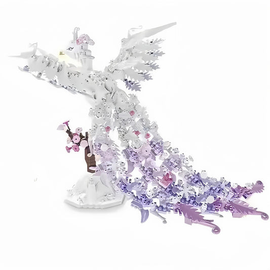 Colorful Phoenix Fire Model Building Set ABS Plastic Perfect for Decoration