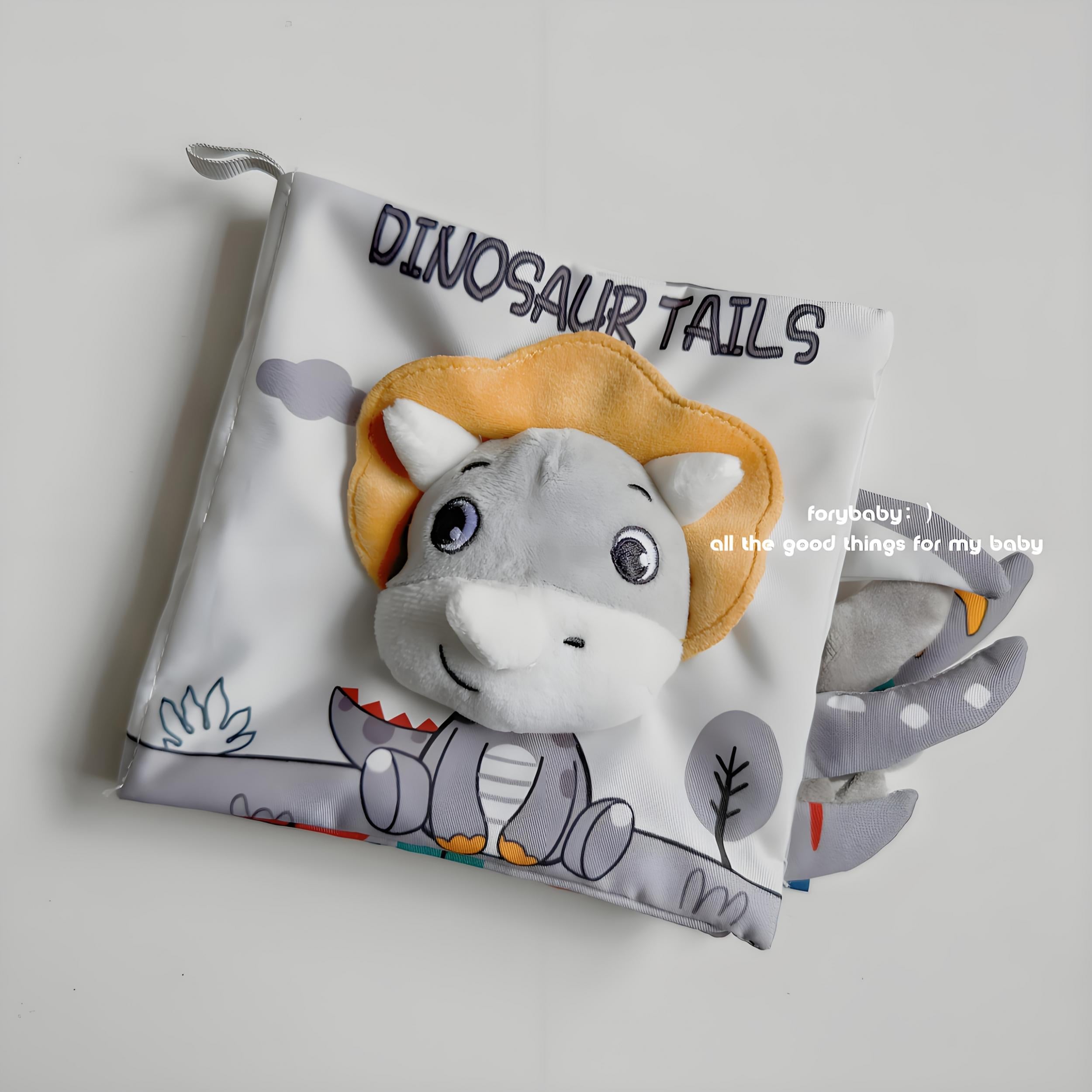 Interactive Sensory Play Book with Animal Tails