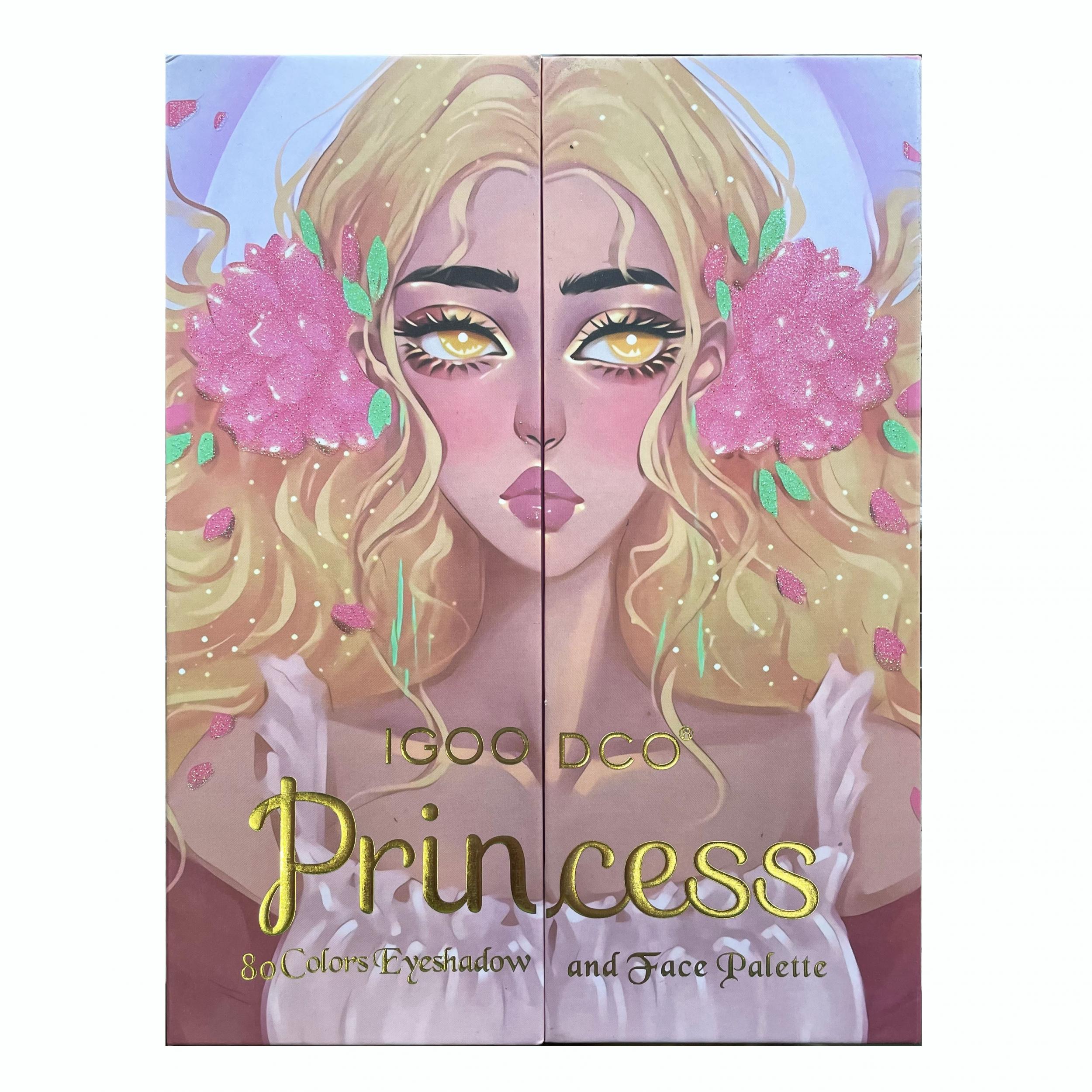 80 Colors Eyeshadow Palette Matte Pearly Blush Concealer 3 In 1