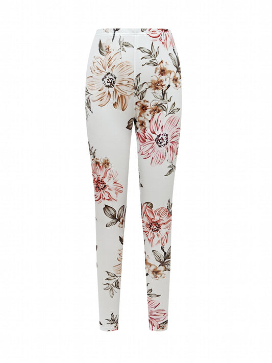 Floral Pattern Yoga Pants High Stretch Leggings