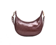 Stone Pattern Retro PU Leather Crossbody Bags for Women Small Shoulder Bag
