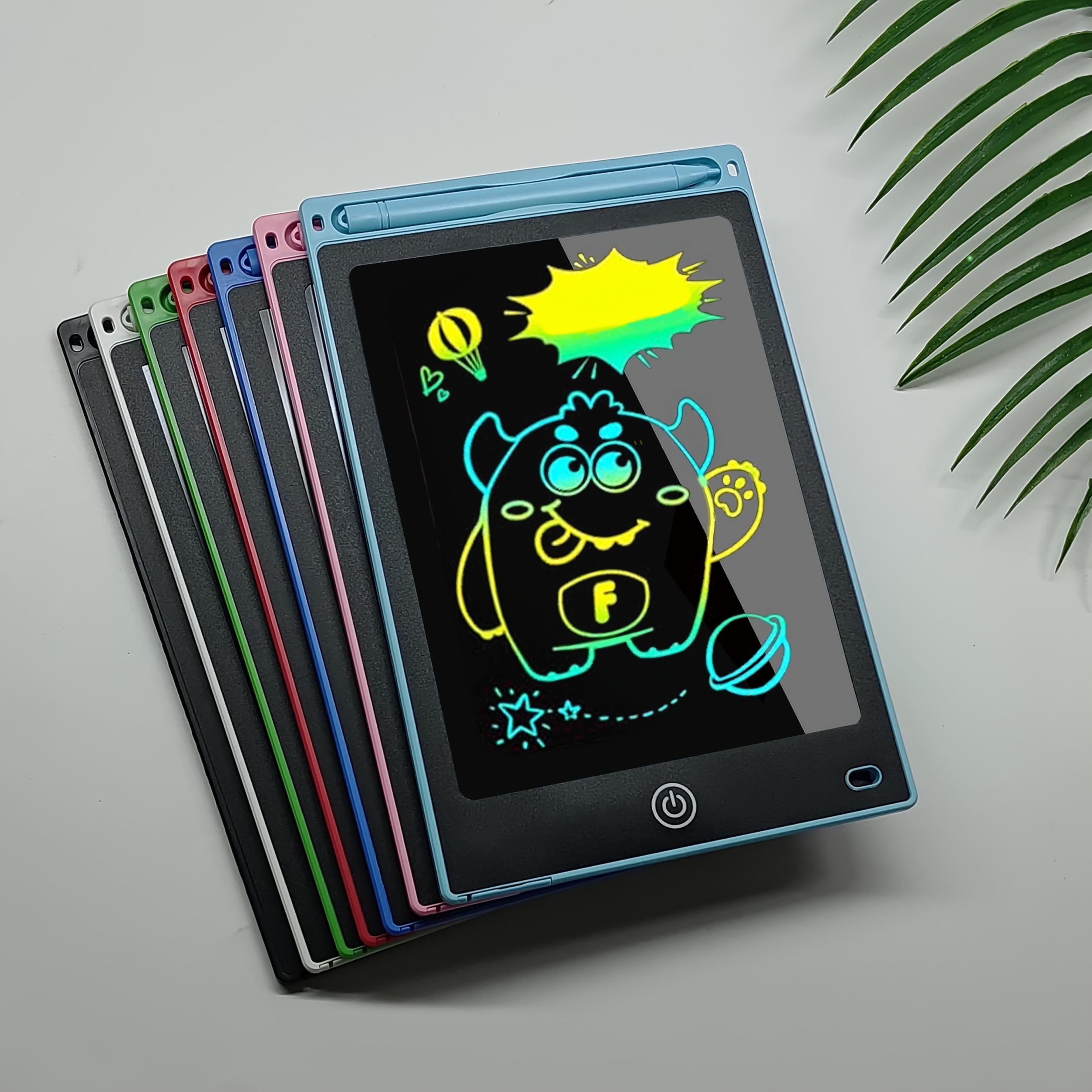 Colorful LCD Drawing Tablet for Kids, Erasable Doodle Board