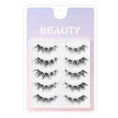 Fluffy Little Devil Style False Eyelashes 5 Pairs