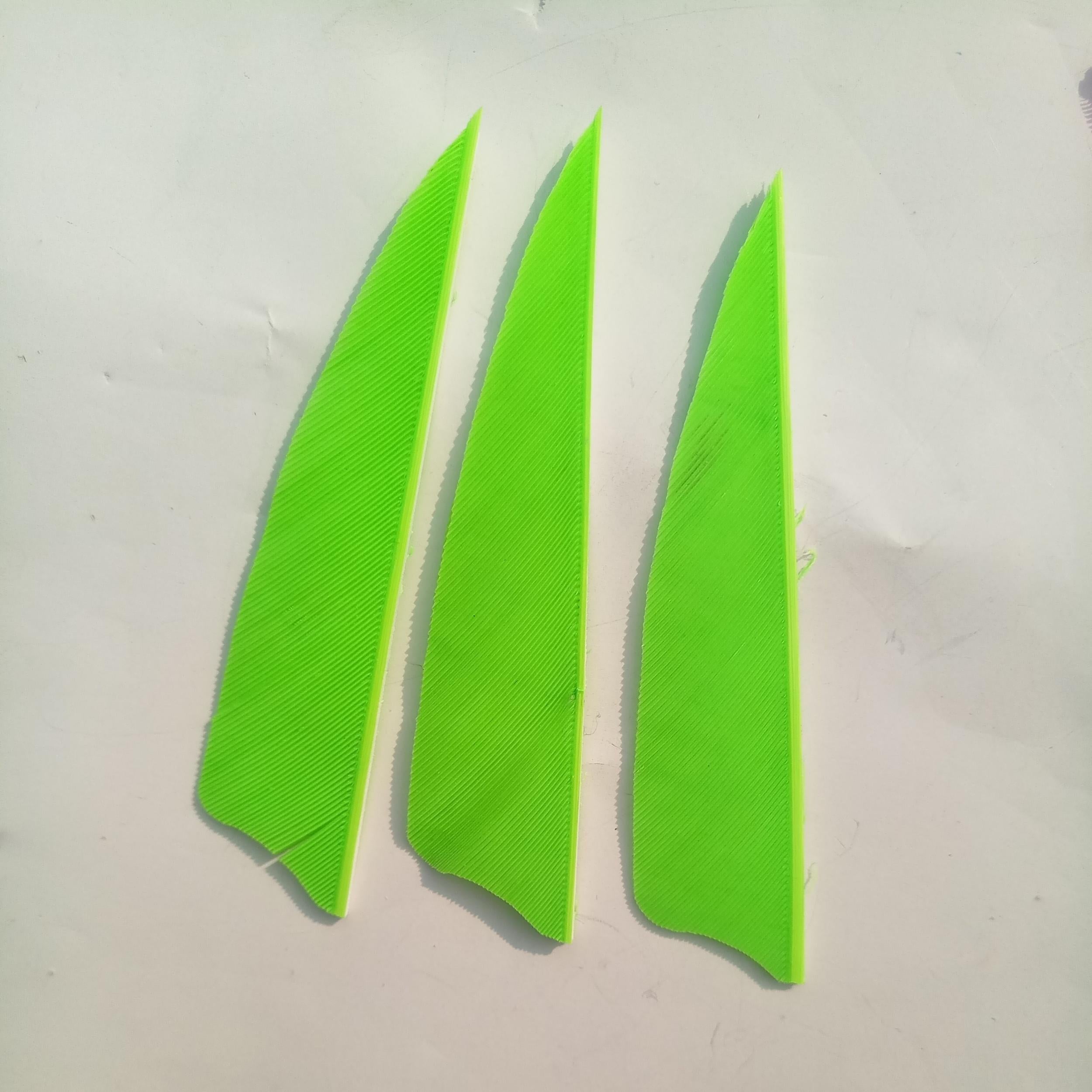 50pcs 7 Shield Cut Archery Fletches Arrow Feathers