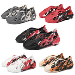 Men's Tie Dye Breathable Cut Out Foam Sneakers