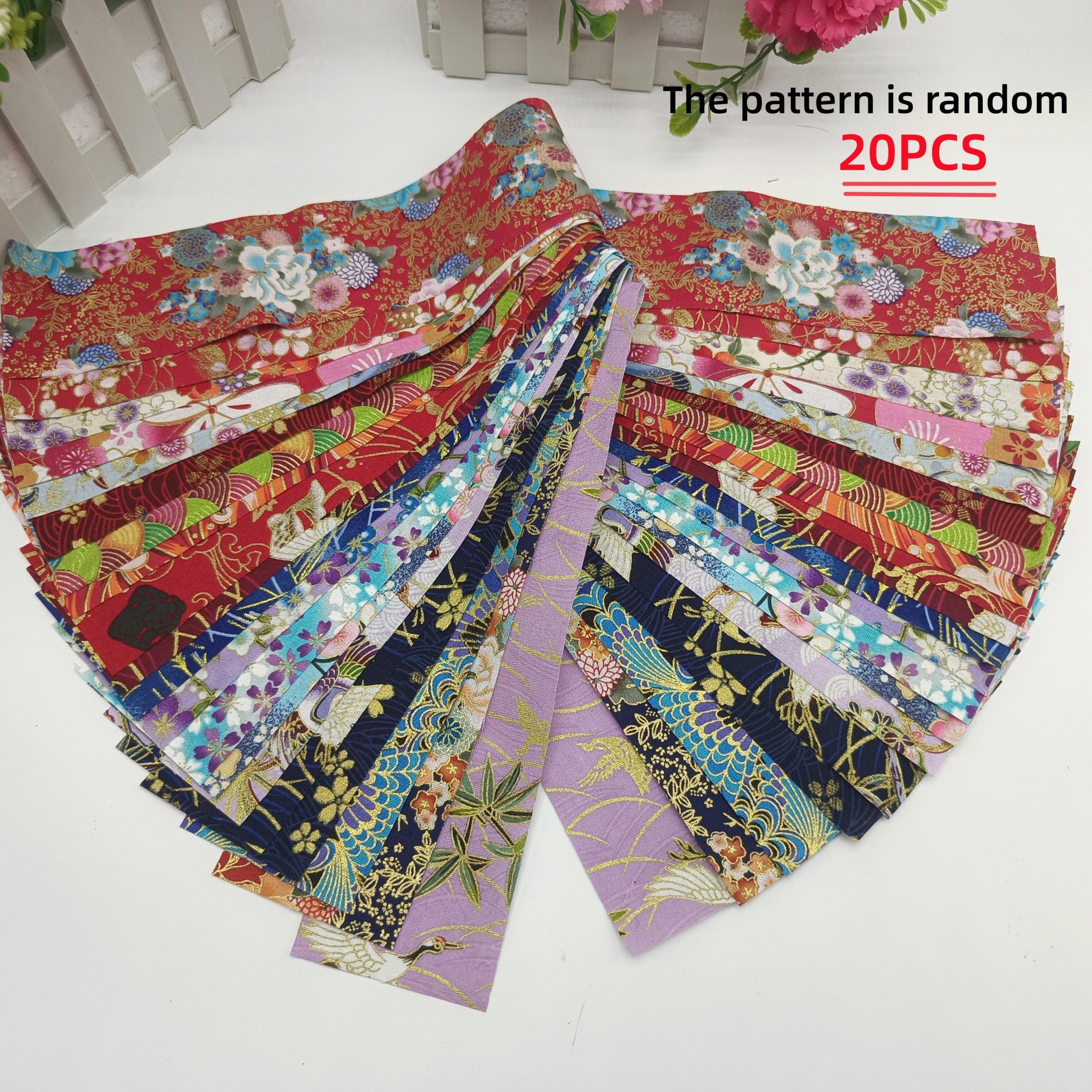 Japanese Jelly Patchwork Roll Cloth Strip DIY Doll Small Cloth Set
