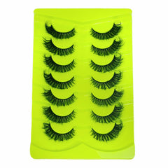 Cat Eye Lashes 7 Pairs Fluffy False Lashes Soft Natural Look