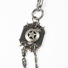 Men's Retro Pentagram Waist Chain Metal Punk Rock Double Chain Ring Pants Chain
