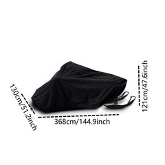 Heavy Duty Outdoor Snowmobile Motorcycle Cover 600D Oxford Cloth