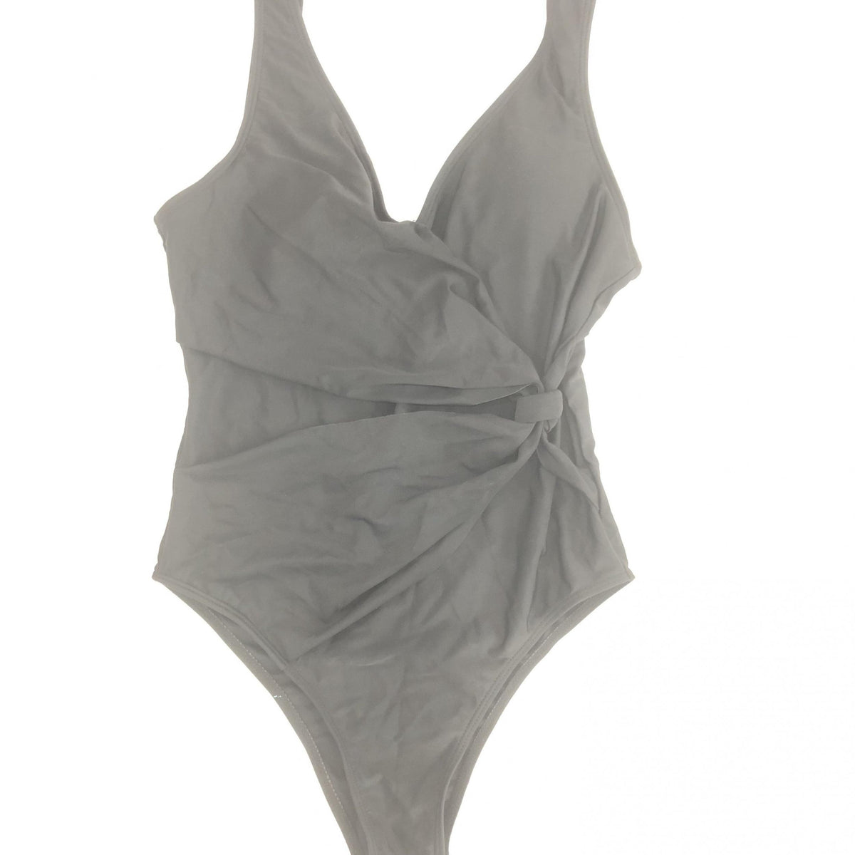 Ruched Knot High Cut One Piece Swimsuit for Women