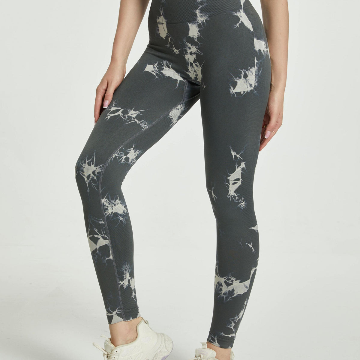Tie Dye High Stretch Sports Leggings High Waist Yoga Running Tight Pants