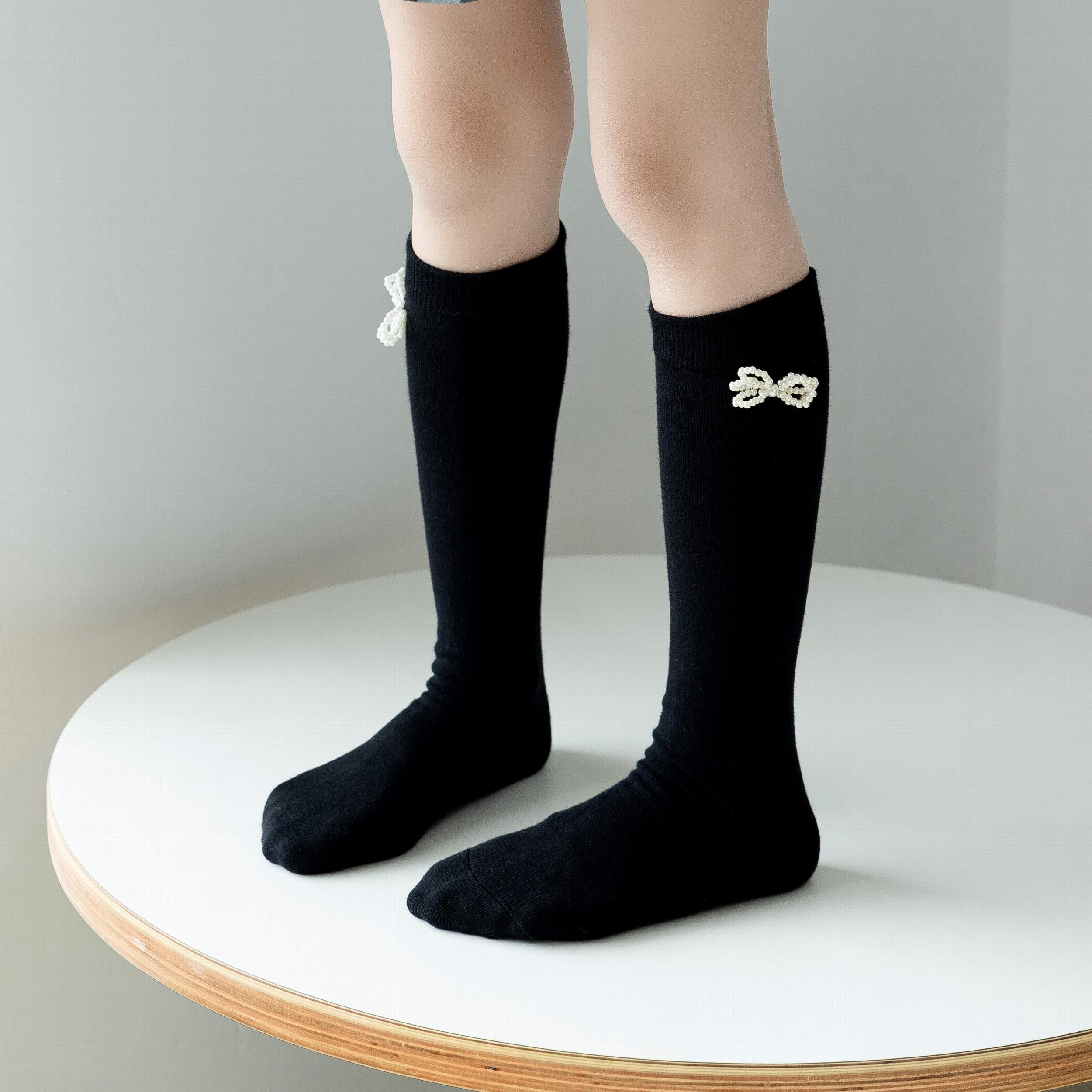 Girls Kids Stockings Breathable Long Socks