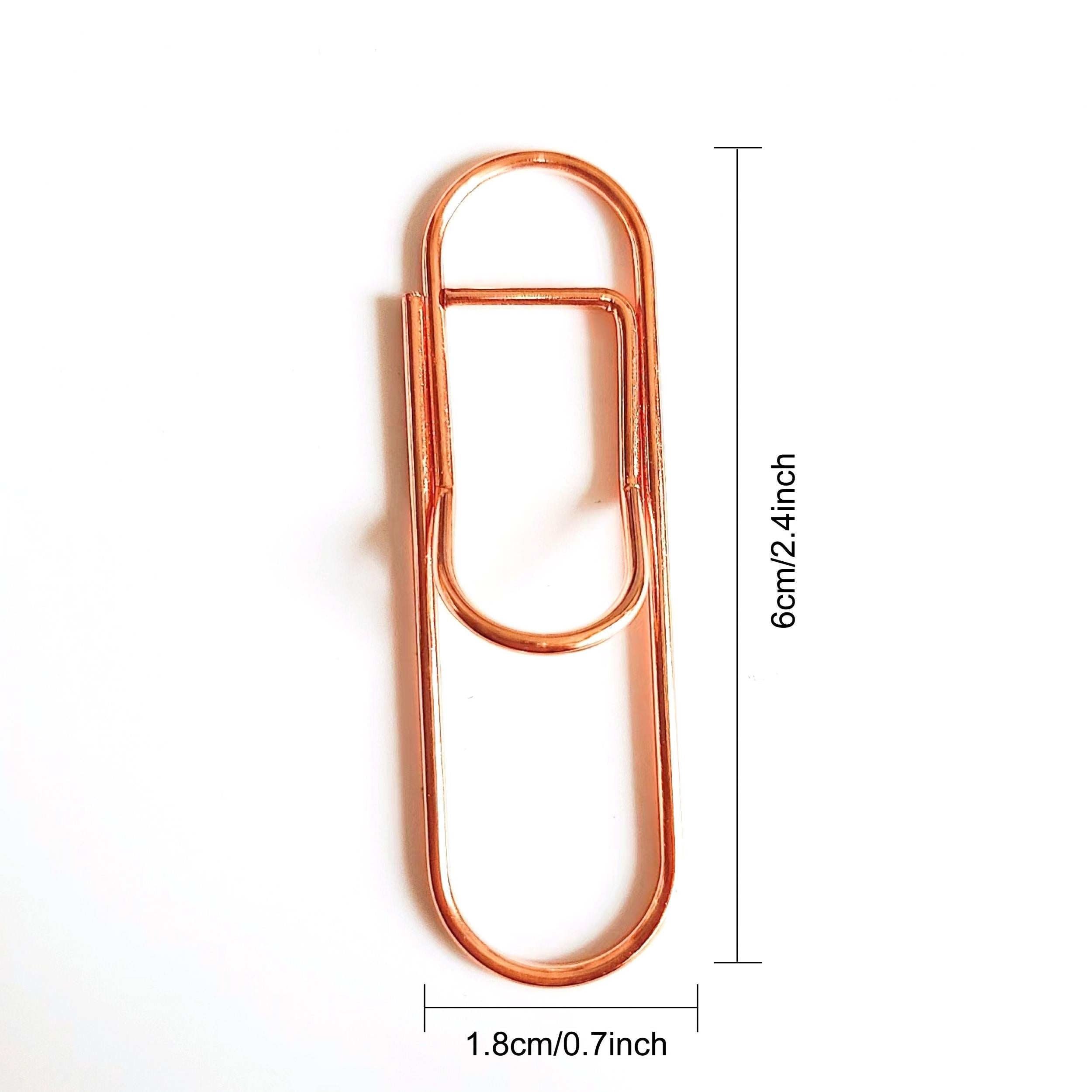 4pcs Metal Pen Clips Bookmark for Notebooks Paper Clip Stationery Tool