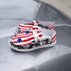 Women's Star Pattern Canvas Shoes Lightweight Sneakers