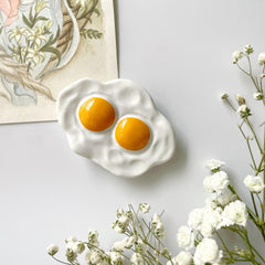3D Fried Egg Fridge Magnet Resin Refrigerator Sticker for Home Decor