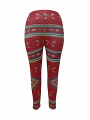  Boho Pants Women's Plus Tribal Print Skinny Trousers