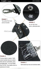 High Personality Leather Key Holder Wallet Chain Bag MC-802