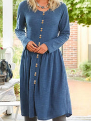  Casual Dress Women's Plus Solid Maxi Dress
