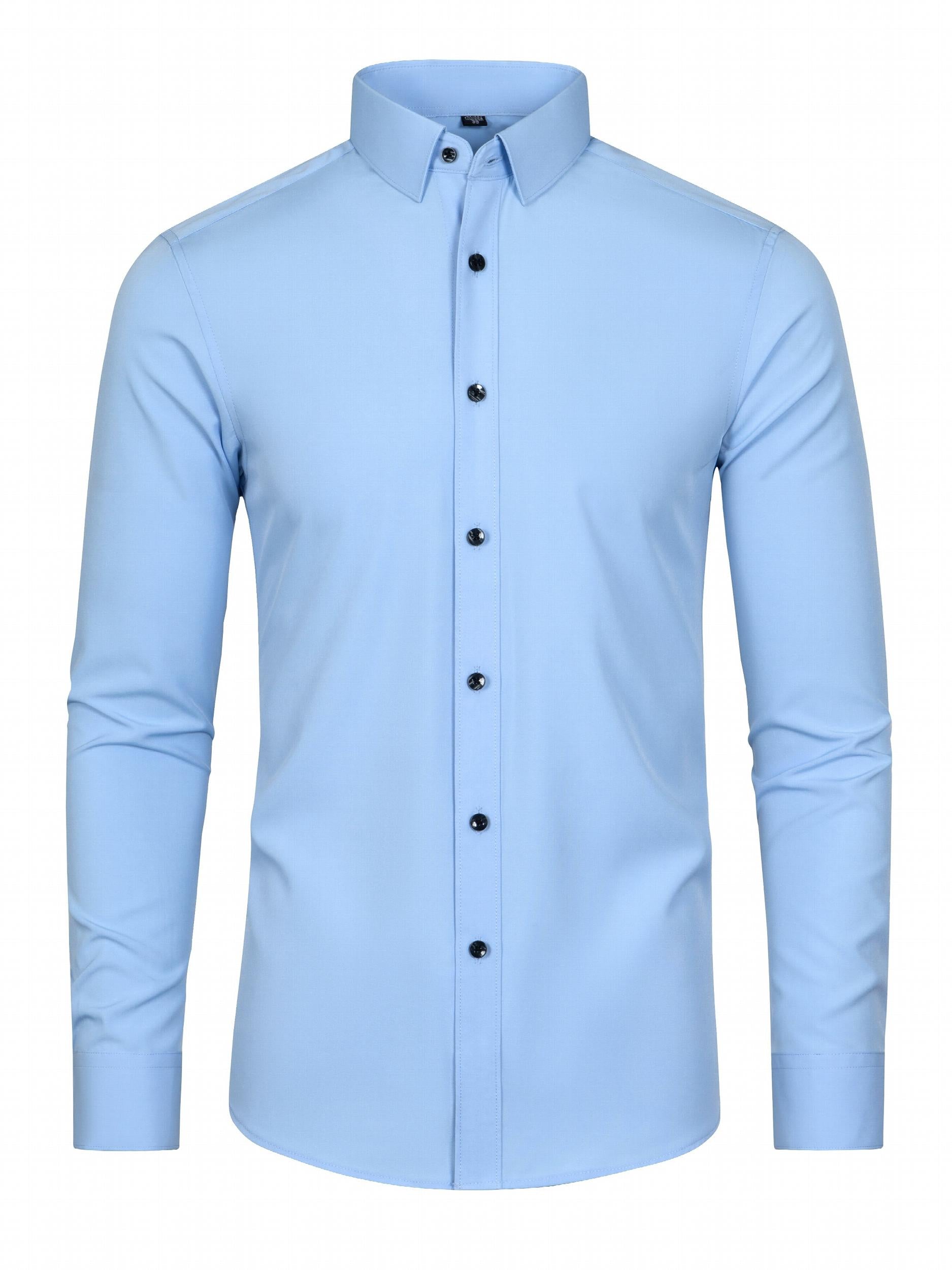 Men's Formal Button Up Shirt for Business Occasion