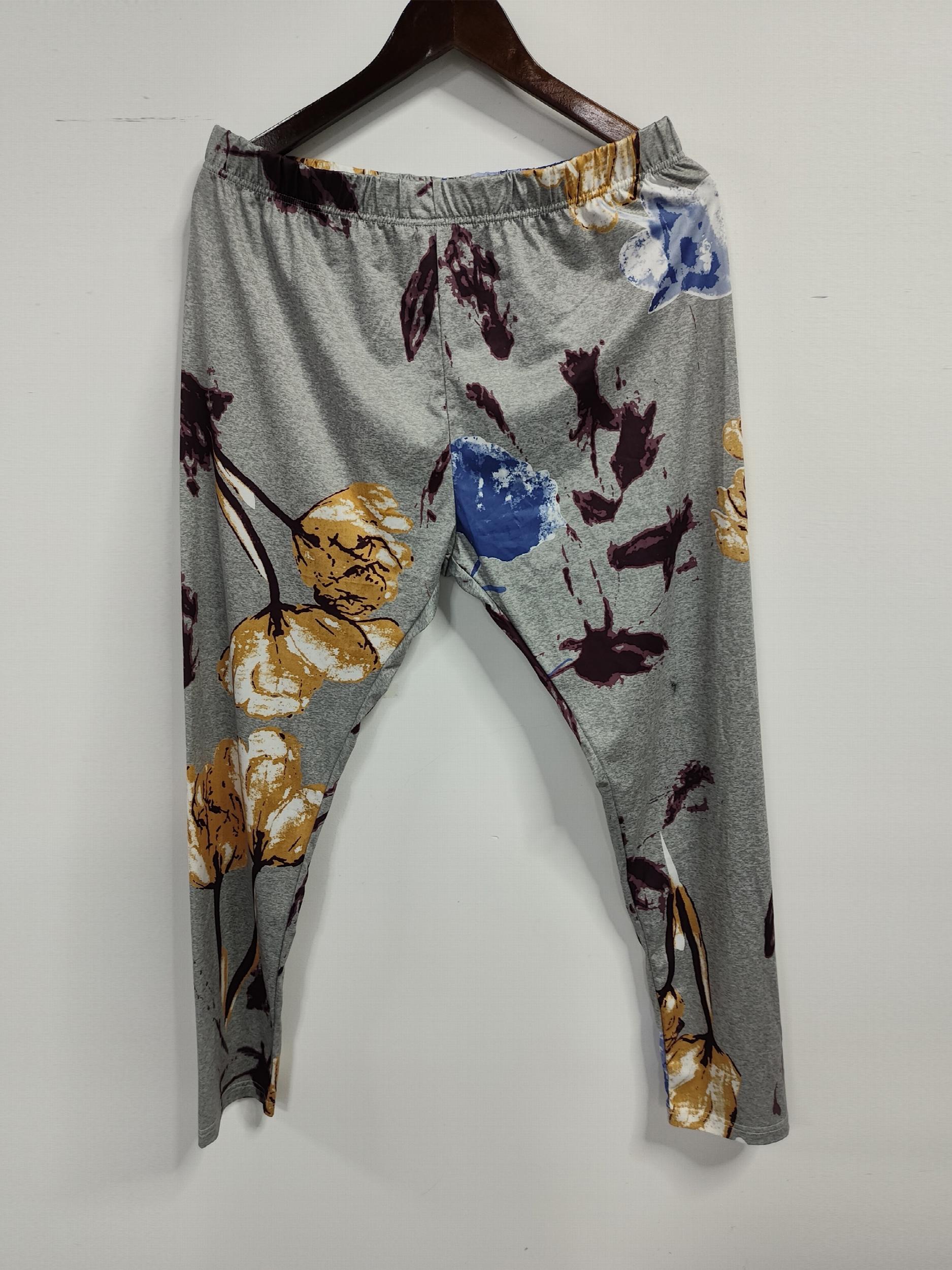  Floral Print High Rise Leggings